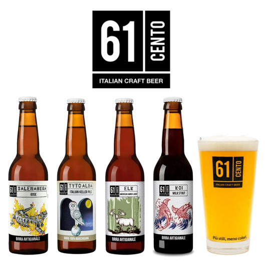 イタリア Birrificio 61cento 330ml 飲み比べ 4本セット