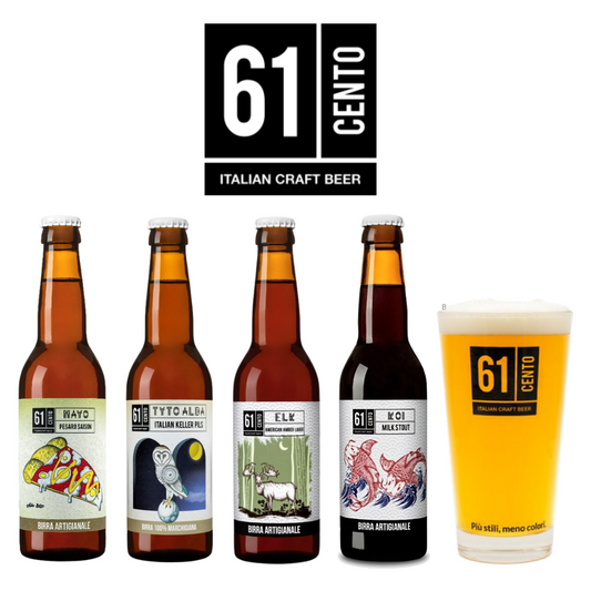 イタリア Birrificio 61cento 330ml 飲み比べ 4本セット
