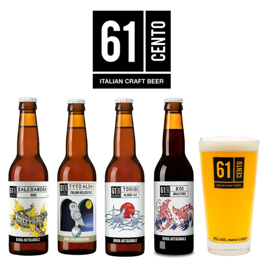 イタリア Birrificio 61cento 330ml 飲み比べ 4本セット