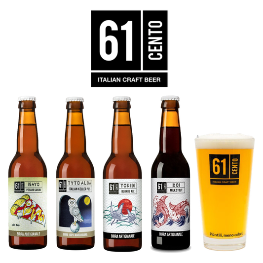 イタリア Birrificio 61cento 330ml 飲み比べ 4本セット