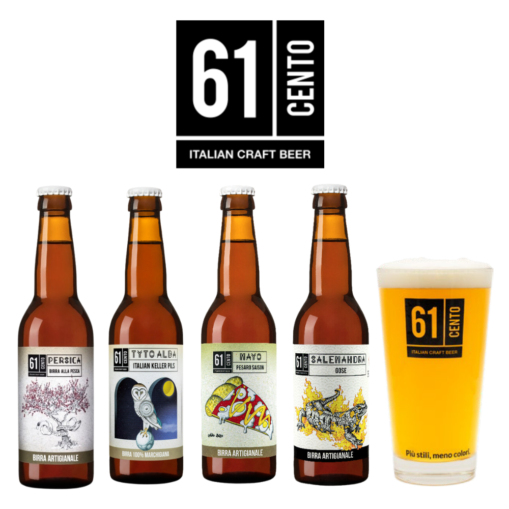 イタリア Birrificio 61cento 330ml 飲み比べ 4本セット